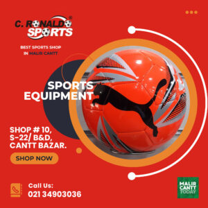 Variety of Sports Equipment available at C Ronaldo Sports