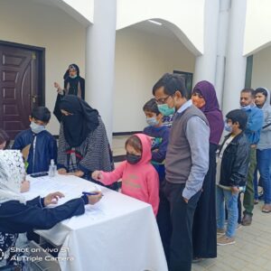 Admission Test / Parents interviews held at  Army Public School 4 Dots Cambridge Campus Malir Cantt