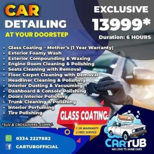 Flat 23% Off on Platinum & Gold Packages by CarTub