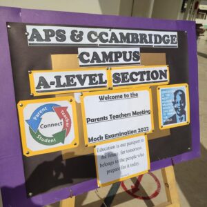 APS&C Cambridge Campus (A Level) held a Parent Teacher Meeting