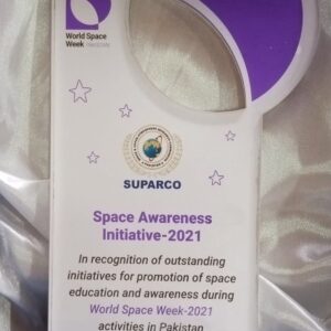 Army Public School South Campus Malir Cantt receives “World Space Week Award”