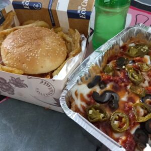 Review: Crispy Chicken Burger & Animal Fries from Lettuce Eat