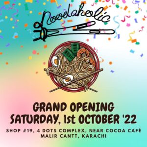 NOODAHOLIC opened at 4 Dots Shopping Complex