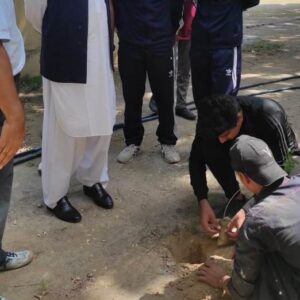 Tree Plantation at Fazaia Inter College, Malir