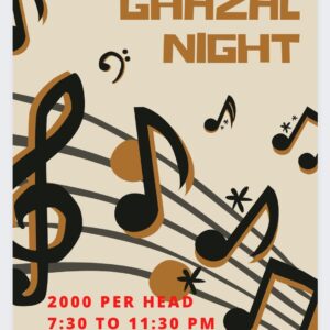 Ghazal Night at Indus Hall