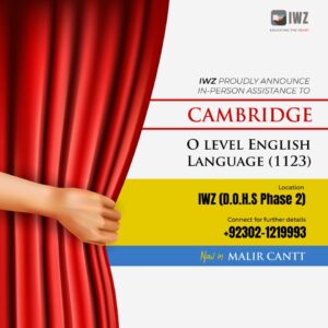 Cambridge O level English Language (1123) by IWZ