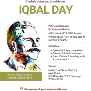 Rising Youth celebrating Iqbal Day on 12th Nov, 2022