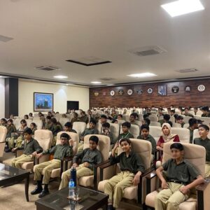 A Session on Positive Attitude held at APS International Studies 4 Dots Campus