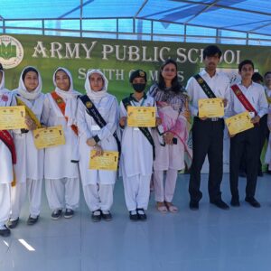 Certificate Distribution Ceremony for Senior Students held at Army Public School South Campus