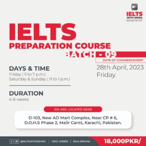 IELTS Preparation Course (Batch 09) by IWZ – IELTS With Zehra