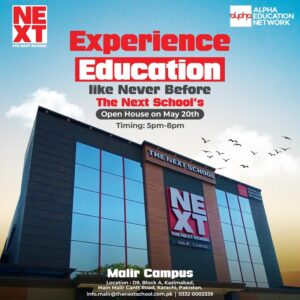 Exciting Times Ahead: NEXT School Malir Campus Opening!