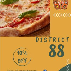 Exciting Summer Discount by District 88 Pizza