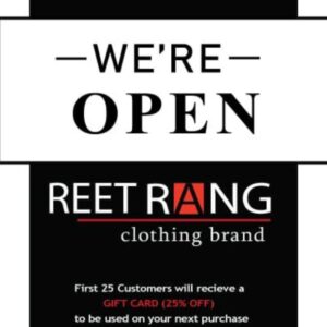 REET RANG Clothing Brand: We’re Open!