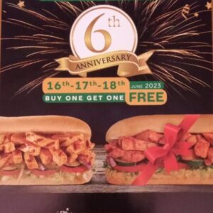 Subway Malir Cantt Celebrates 6th Anniversary!