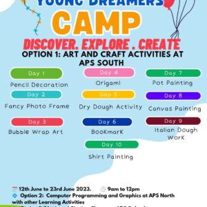 Young Dreamers Summer Camp at Army Public School South Campus!