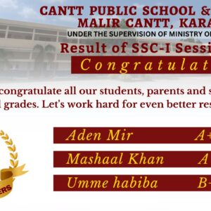 HIGH ACHIEVERS of SSC-I Session 2023
