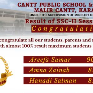 HIGH ACHIEVERS of SSC-II Session 2023