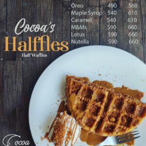 Now Enjoy Cocoa’s Waffles at Cocao Cafe & Bar