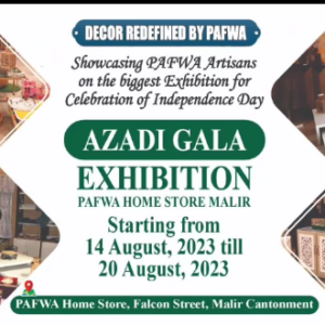 “Decor Redefined” by PAFWA: Celebrating Independence with Artistry at Azadi Gala Exhibition!